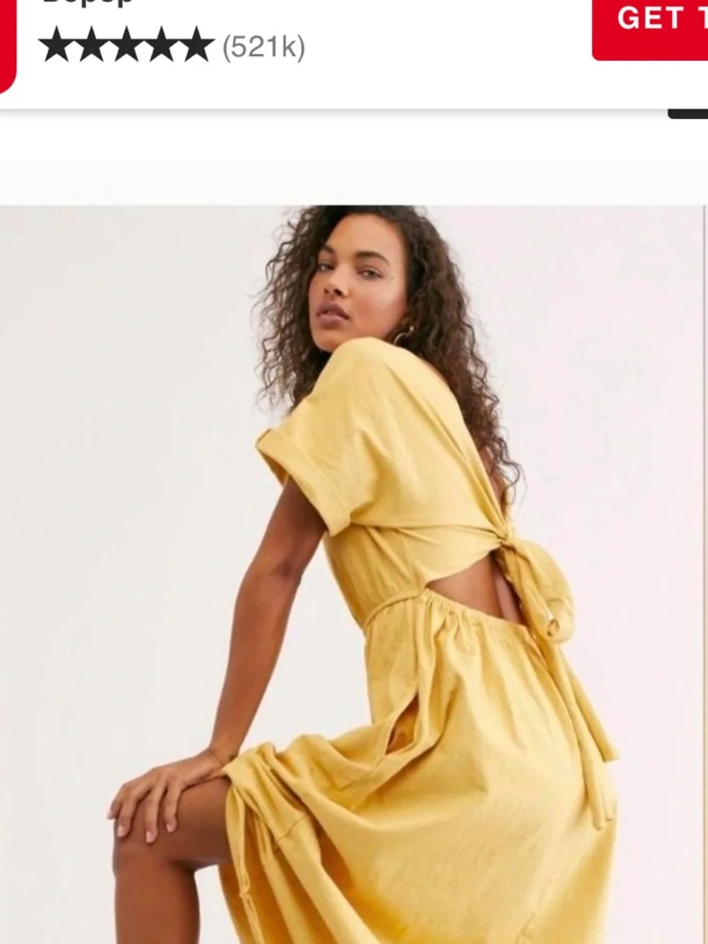 Free people beach sorrento midi dress - Picture 4 of 10